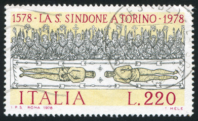 Holy shroud of Turin by Giovanni Testa