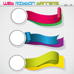 Obraz premium Colorful Paper Label