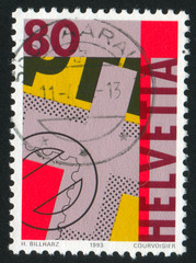 First Swiss postage stamps
