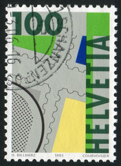 First Swiss postage stamps