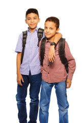 Fototapeta premium Team of two brothers