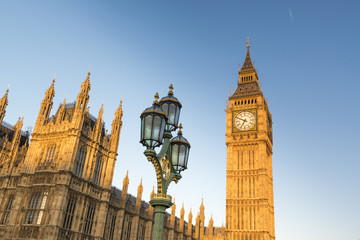Fototapeta na wymiar Big Ben with Houses of Parliament