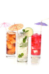 cocktail in wineglasses