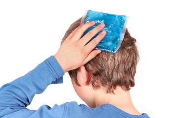 Kühlen mit einem Icepack, sanfte Medizin