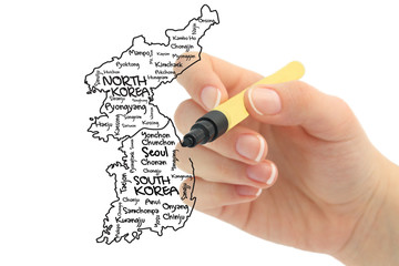 south and north korea