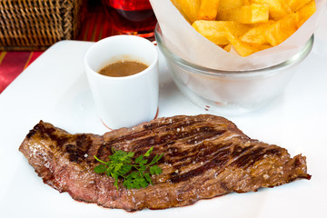 juicy steak beef