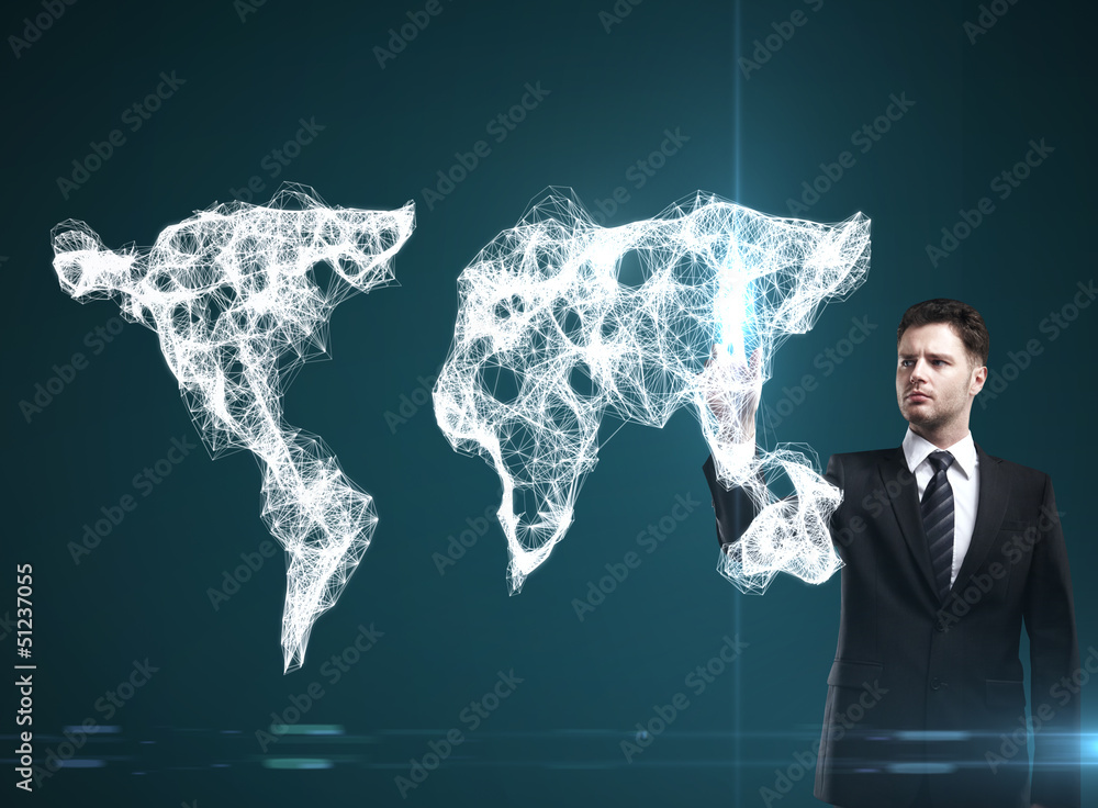 Poster map on interface