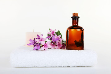 Fototapeta na wymiar Aromatherapy and Massage Oil