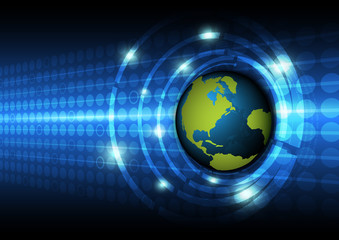global technology concept background