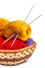 Knitting yarn balls