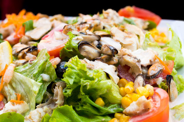 Fresh seafood salad
