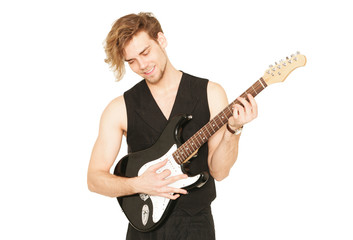 Obraz premium junger Rocker