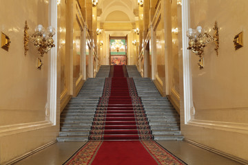Fototapeta na wymiar Moskwa Wielki Kremlin Palace, schody