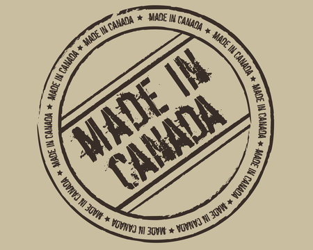 Grunge stamp made in Canada