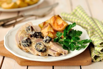 Creamy Prune and Pork Pot Roast with Apples