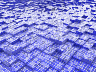 Abstract mosaic urban background