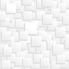 White Squares on Square background with drop