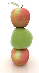 Spa still life from apples