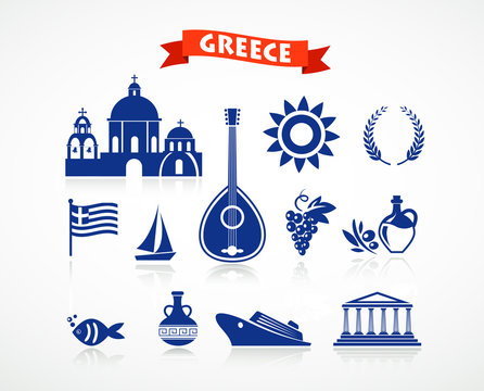 Greece - icon set