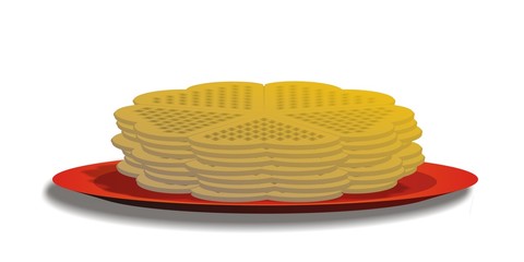 Pancakes heart