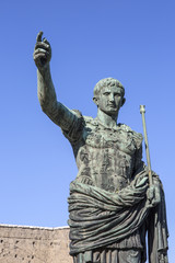 Fototapeta na wymiar Cezara Augusta w Rzymie, Włochy