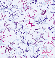 Vector pattern with different ink blots