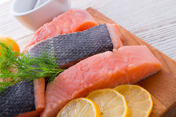 salmon raw