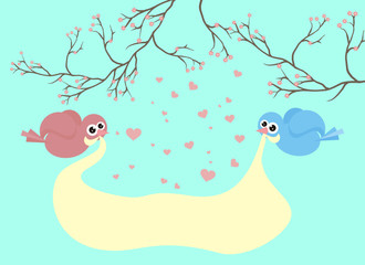 verliebte V&ouml;gel