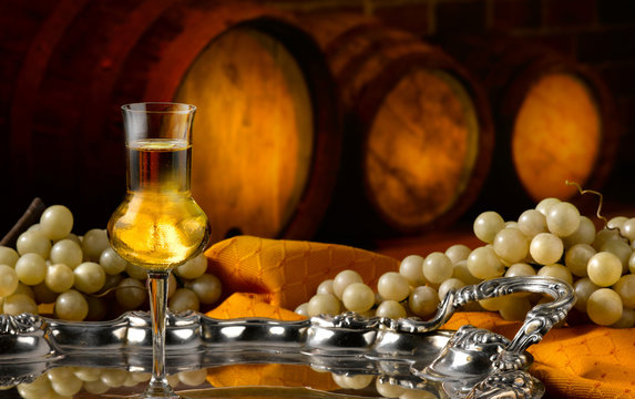 bicchiere di grappa