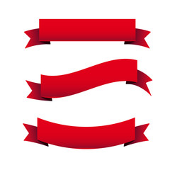 Red ribbon set
