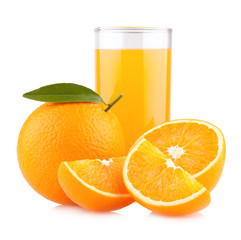 orange juice with oranges