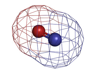 Trichloroethylene (TCE) pollutant and obsolete anesthetic, molec