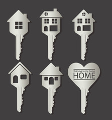 real estate and house icons