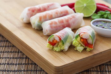 Rice paper rolls