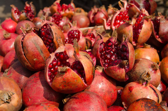 Pomegranates, India
