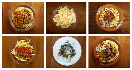  different  italian pasta.