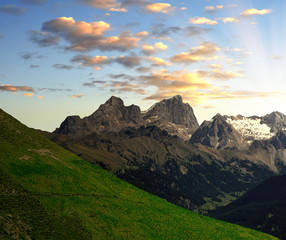 Marmolada peak,Val di Fassa - Italy Alps
