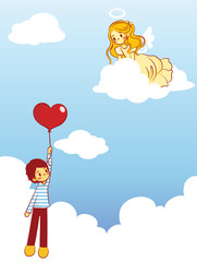 Cute Character Vector File EPS10