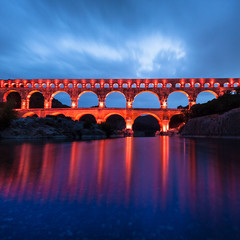 The Pont du Gard, southern France, Europe.