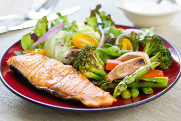 Salmon steak