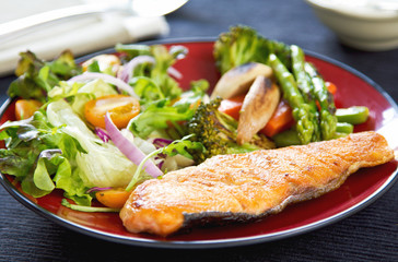 Salmon steak