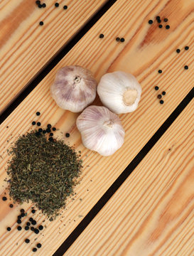 garlic with pepper