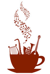 Musical cup of tea or coffee