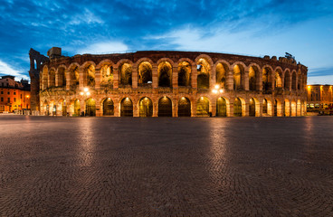 Arena, Verona amphitheatre in Italy - obrazy, fototapety, plakaty