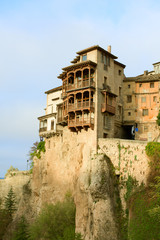 Hanging Houses in the medieval town of Cuenca,  Spain.