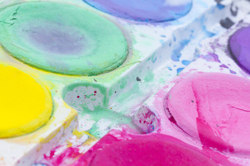 old watercolor paint