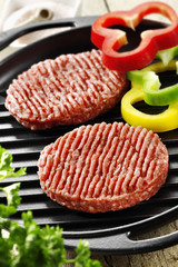 raw burgers