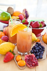 Juice from fresh fruits