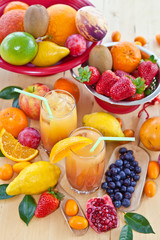 Juice from fresh fruits