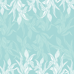 Seamless pattern of  leaf background